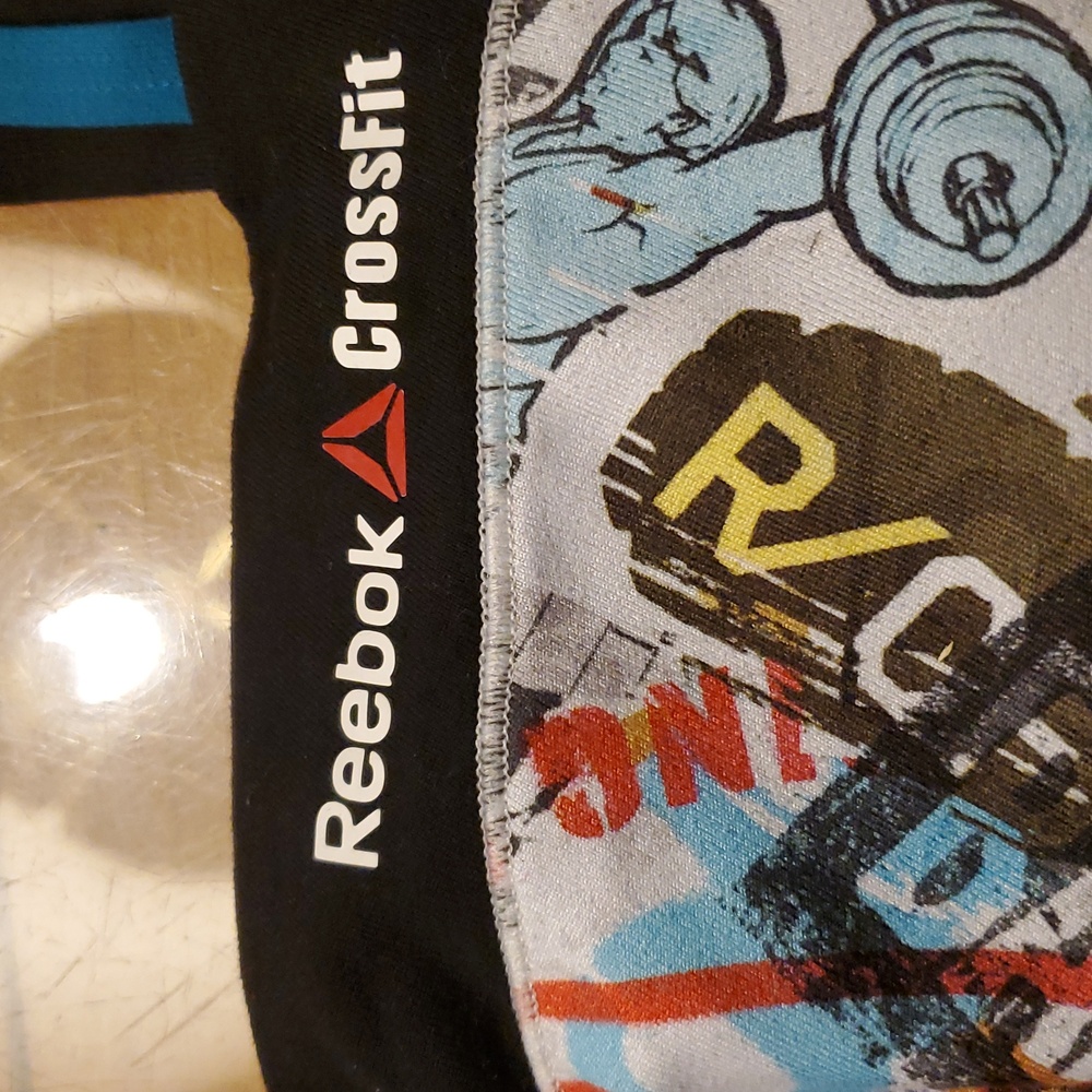 🩵 Reebok Multicolor Graphic Sports Bra - Picture 3 of 4